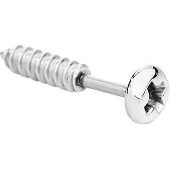 Set de Pendientes Unisex etNox hard and heavy - Screw - Acero Inoxidable