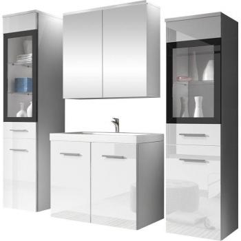 Bagno Sarasota 140 Set: Bianco Lucido & Bianco