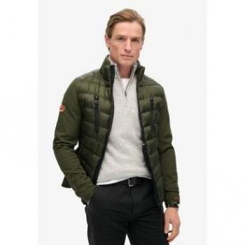 Superdry Hombre Chaqueta Storm Softshell Verde (XXL) – Poliéster Reciclado