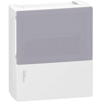 Centralino a 8 moduli per telefonia IP con parete Schneider IP40 BIA/FUME MIP10108T