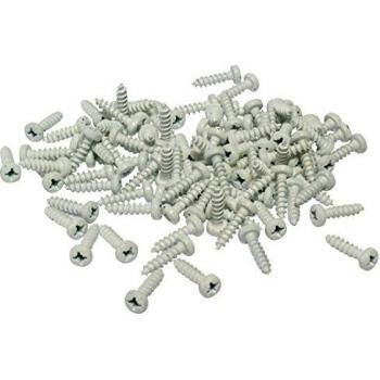 Kit 100 Viti Bianche Fissaggio Targa