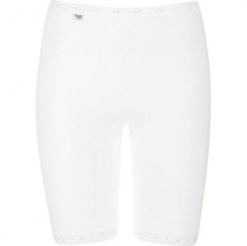 Sloggi Lange Unterhose »Basic+ Long 2P«, (Packung, 2 St.), Long-Pants mit Spitzenbesatz