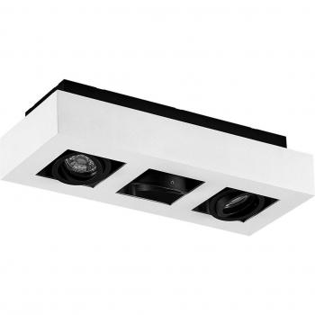 Lámpara de techo moderna Arcchio Vince, 36 x 14 cm, blanca