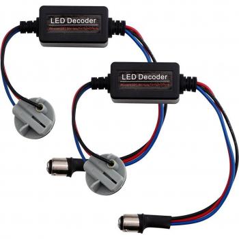 BA15S/BAU15S LED‑Decoder‑Set mit Widerständen (2x)