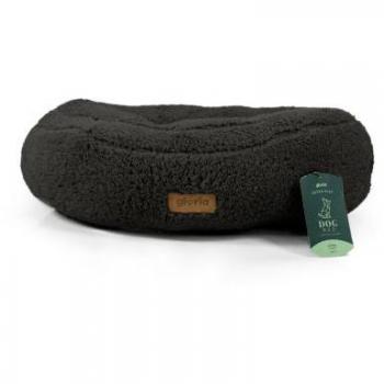 Gloria Round Dog Bed 84 x 80 cm Black