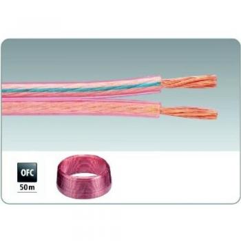 Hoogwaardige luidsprekerkabel 50m OFC 2 x 1.5 mm²
