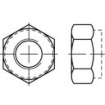 Écrou hexagonal DIN 985 M10 en laiton - 100 pcs