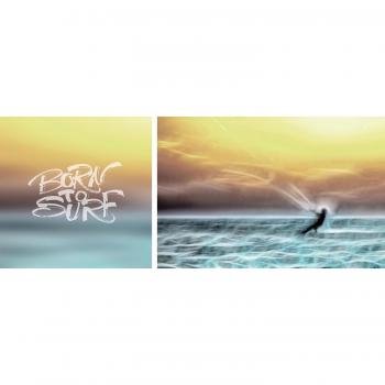 Born to Surf – Buntes 2er-Leinwandbild