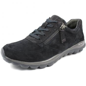 Gabor Damen Schnuerschuhe Rolling-Soft sensitiv Sneaker schwarz