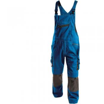 Dassy® Voltic Arbeitslatzhose mit Kniepolstertaschen, Azurblau/Anthrazit, Schrittlänge Plus, Größe 48