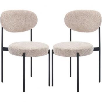 Modernes Polsterstuhl-Set für Esszimmer von Wahson, 2er Set