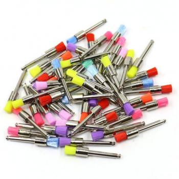 100 Disposable Dental Prophy Brushes - Latch Type Polisher