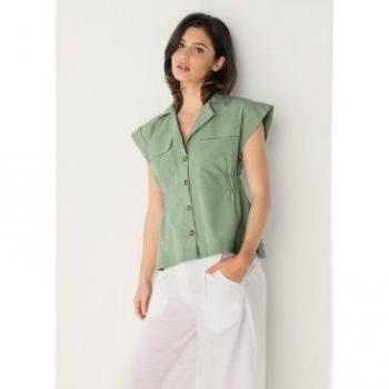 Camisa Casual Sin Mangas Victorio & Lucchino