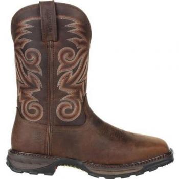 Durango Men's 11 Maverick XP Steel Toe Wellington Boots - Waterproof - Burly Brown - Size 10.5
