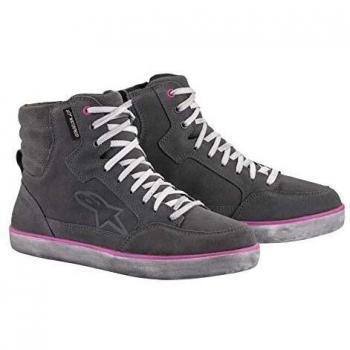Alpinestars Zapatillas de Moto Mujer J-6 WP Gris-Rosa