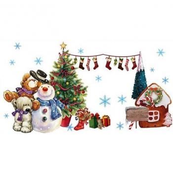DIY Santa Owl Tree & Snowflake Wall Decors for Christmas
