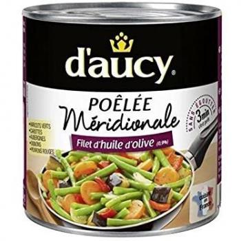 D'Aucy Poêlée Méridionale Filet d’Huile d’Olive 290g (lot de 2)