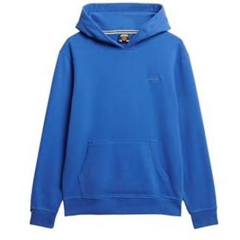 Felpa Superdry Essential con Logo e Cappuccio Blu XL