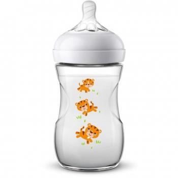 Philips Avent Natural Flasche SCF070/20, 260ml, 1 Stück, Tiger