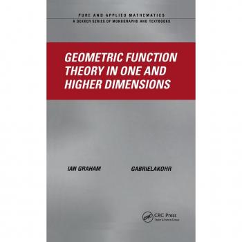 Vitalsource Technologies, Inc. Geometric Function Theory In One And Higher Dimensions