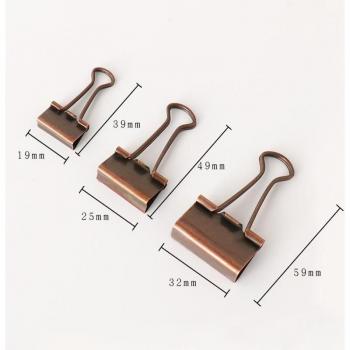 Bronze Retro Schwalbenschwanz Clip