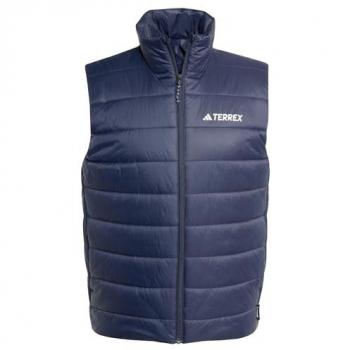 Chaleco deportivo adidas Terrex 'Ess' azul oscuro y blanco