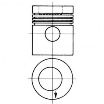Pistone Kolbenschmidt 93882600