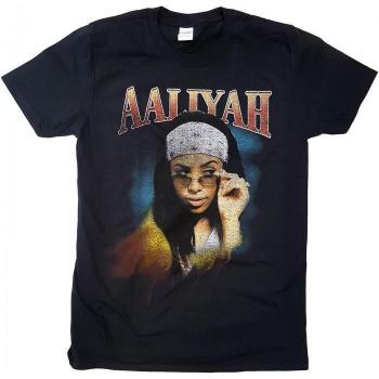 Aaliyah Unisex Adult Trippy Tee - Size S - Black