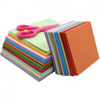 15x15CM Origami Paper - 10 Assorted Color Sheets for Arts and Crafts