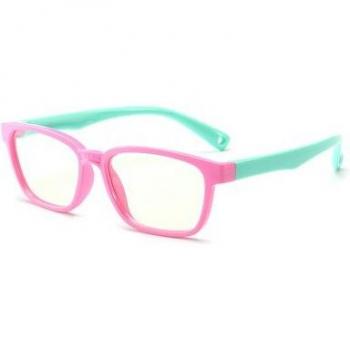 Lunettes anti-bleu pour enfants, monture flexible TR90 A008