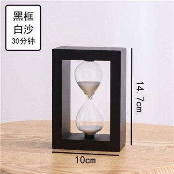 Square Wooden Hourglass Timer for Dining