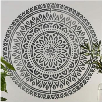 Dizzy Duck Reusable Bhadra Mandala Wall Pattern