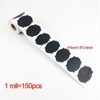 150pcs Waterproof Chalkboard Stickers for Mason Jars