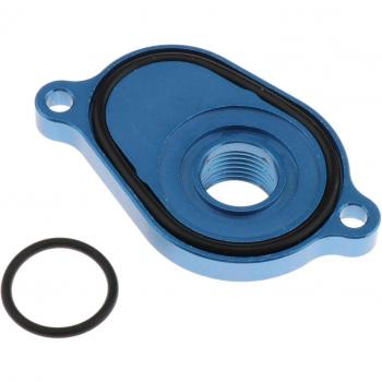 Set aluminium oliekoeler achterzijadapteur terugspoelen voor Ford F-250 Super Duty 6.0L (modeljaar 2003-2007) including 2 pakkingen, 1/2 NPT