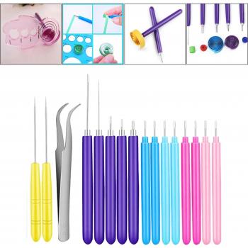 Hand Craft Quilling Tool Set - 16 Slotted Tools