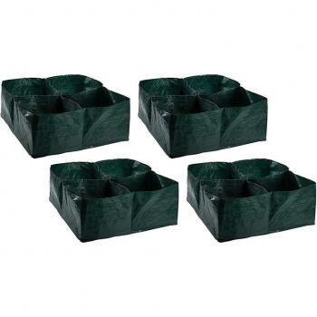 4 Divided Grids Square Raised Garden Planter