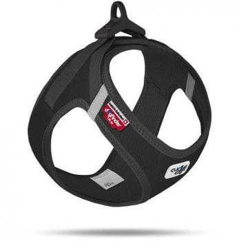 Peitoral Curli Vest Clasp Cord para Cães - Preto (3XS)