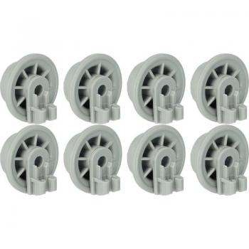 Bosch Dishwasher Lower Basket Roller Replacement - 8 Pack