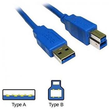 Cables Direct USB 3.0 A M - B M 2 Meter Blau