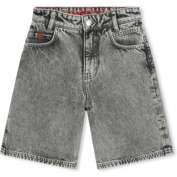 Bermuda Hugo 5 poches en jean gris pour garçons, taille 5 ans (Z20)