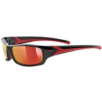 Uvex Sportstyle 211 Gafas de Ciclismo, Unisex Adulto, Black-Red, One Size