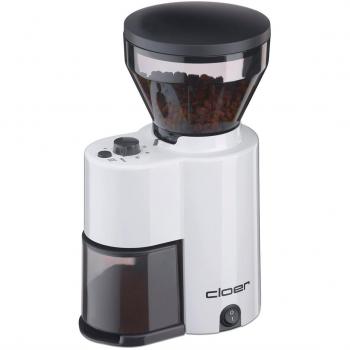 Moulin à café électrique Cloer 7521 broyeur conique 150 W blanc 300 g 2-12 tasses