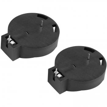 Lot de 2 Batteries Bouton CR2450 avec Prise 2 Broches