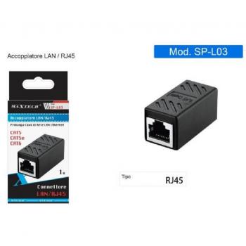 Adaptador Ethernet RJ45 Cat5/Cat5e/Cat6 Maxtech SP-L03