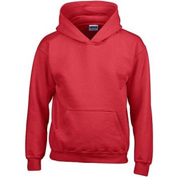 Medium Red Gildan Heavy‑Blend Hooded Sweattop