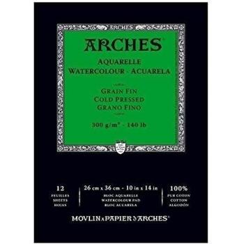 Cuaderno de Acuarela Arches 26x36 cm Blanco Natural