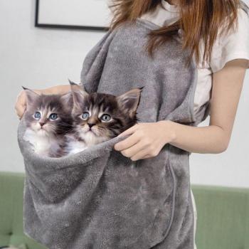 Pet Holding Apron for Cats