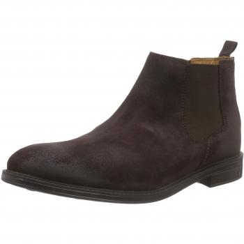 Botas Chelsea Chilver Top de Clarks en Suede Marrón para Hombre