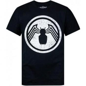 Venom Graphic Distressed T-Shirt