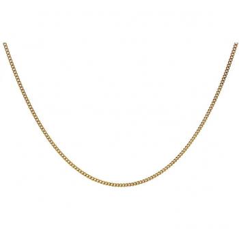 Trendor Feine Panzerkette für Kinder 333 Gold (8 Karat) 1,1 mm